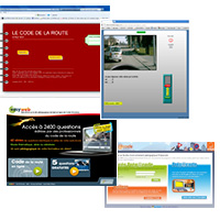 entraînements code de la route en ligne